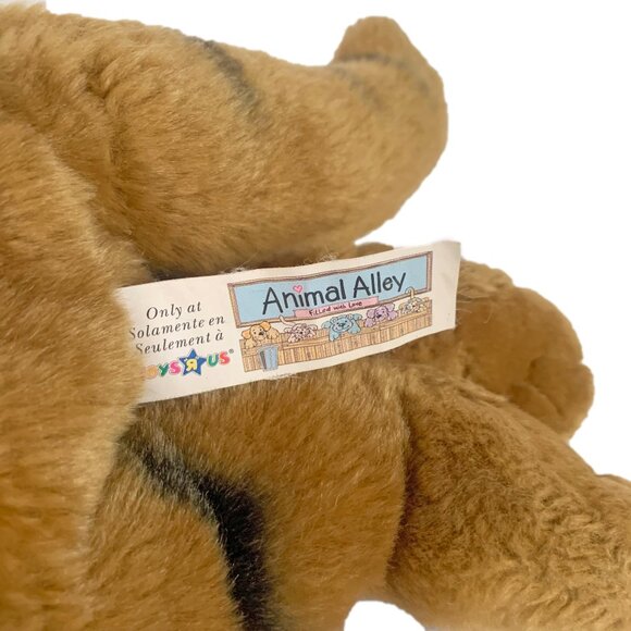 Vintage Animal Alley Toys R Us Stuffed Animal Bengal Tiger Plushie 2000 - Picture 6 of 6